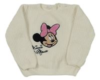 Bílý svetr s Minnie Primark 