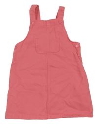 Růžové laclové riflové šaty Primark