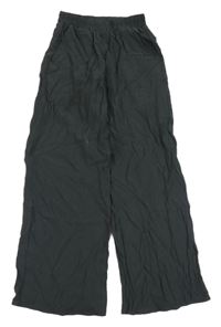 Tmavošedé lehké kalhoty H&M
