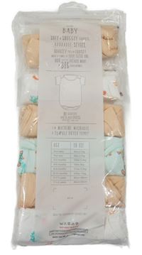 Nové - 6pack - 3x oranžové + 2x bílé + 1x světlezelené body se želvami George 
