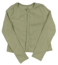 Khaki žebrované bolerko H&M