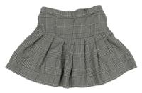 Černo-šedá kostkovaná sukně H&M
