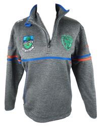 Dámská šedá sportovní mikina s erbem 