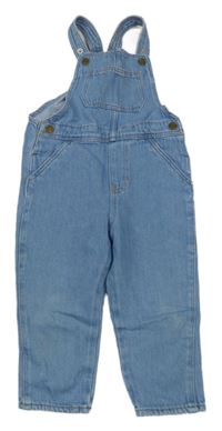 Modré riflové laclové kalhoty H&M