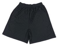Černé pruhované sportovní kraťasy M&S