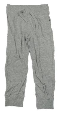 Šedé melírované lehké tepláky H&M