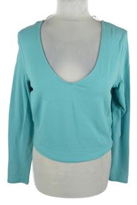 Dámské světlemodré crop triko Vero Moda 