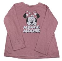 Starorůžová mikina s Minnie Next