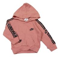 Nové - Starorůžová lehká mikina s kapucí Nike