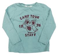 Modré tričko se sovou H&M
