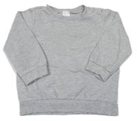 Šedá melírovaná mikina H&M
