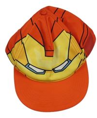 Červeno-žlutá kšiltovka Iron Man H&M