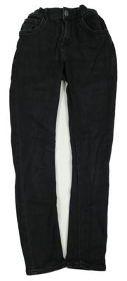 Černé teplákové skinny rifle C&A