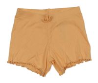 Meruňkové žebrované kraťasy Primark