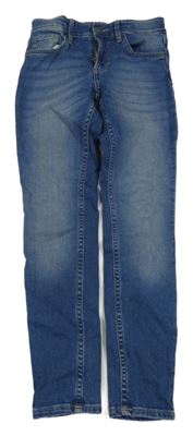 Modré skinny fit rifle H&M