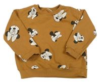 Hnědá mikina s Minnie