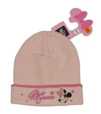 Nové - světlerůžová pletená čepice s Minnie Primark