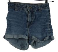 Dámské modré riflové kraťasy H&M