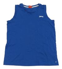 Cobaltově modré tílko s logem Slazenger