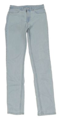 Světlemodré skinny fit rifle H&M