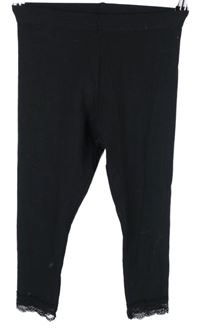 Dámské černé legíny s krajkou H&M
