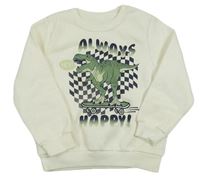 Smetanová mikina s dinosaurem Primark