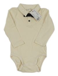 Nové - Smetanové polo body s motýlkem H&M