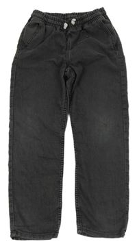 Šedé teplákové jogger rifle H&M