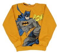 Pomerančová mikina s Batmanem