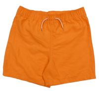 Oranžové plážové kraťasy Primark