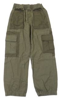 Khaki cargo cuff rifle Zara