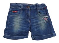 Modré riflové kraťasy s logem Lee Cooper