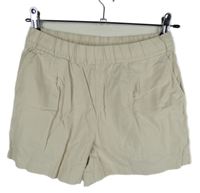Dámské béžové plátěné kraťasy Uniqlo 