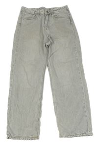 Světlešedé loose fit rifle H&M