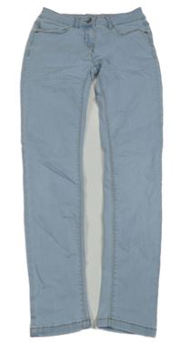 Světlemodré skinny teplákové rifle YIGGA