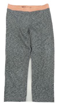 Šedé melírované sportovní capri legíny H&M