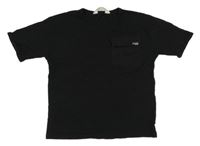 Černé tričko s kapsou H&M