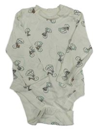 Bílé body s obrázky Primark