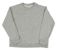 Šedá melírovaná mikina H&M