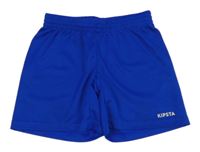 Modré sportovní funkční kraťasy s logem Kipsta
