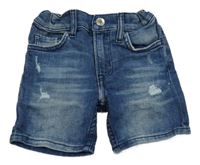 Tmavomodré riflové kraťasy s prošoupáním Denim Co.