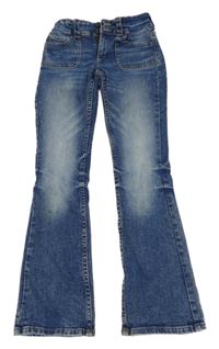 Modré bootcut rifle H&M