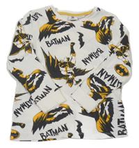 Smetanové pyžamové triko s Batmanem DC