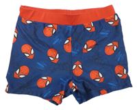 Tmavomodro-červené nohavičkové plavky se Spider-manem  Primark 