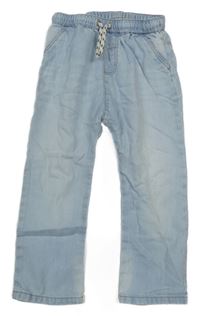 Světlemodré loose PULL ON turecké rifle H&M