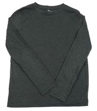 Tmavošedé triko H&M