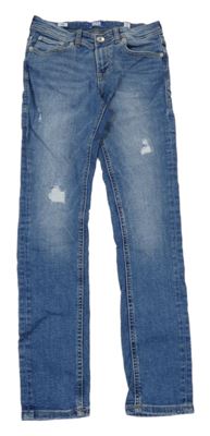 Modré skinny rifle a prošoupáním Jack & Jones