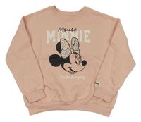 Světlerůžová oversize mikina s Minnie H&M