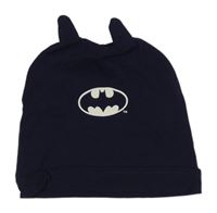 Tmavomodrá čepice s Batmanem 