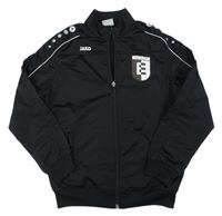 Černá propínací sportovní mikina se znakem JAKO